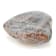 Madagascar Ocean Jasper 40x20mm Puffed Heart Carving