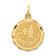 14K Yellow Gold Number 1 GODFATHER Charm