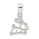 Sterling Silver Polished Bunny Pendant
