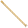 14K Yellow Gold 10mm Hand-Polished Fancy Link Bracelet