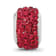 Sterling Silver Reflections Scarlet Full Preciosa Crystal Bead
