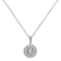Initial O Charm Pendant Necklace In Silver-Tone