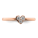 14K Rose Gold First Promise Diamond Promise/Engagement Ring 0.13ctw