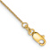 14k Yellow Gold 0.85mm Spiga Link Bracelet