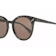 Yohji Yamamoto Black and Brown Round Frame / Brown Lenses Sunglasses