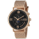 Christian Van Sant Men's Somptueuse LTD Black Dial, Rose Stainless Steel
mesh Watch