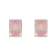 8x6mm Rectangular Octagonal Rose Quartz Rhodium Over Sterling Silver
Stud Earrings