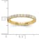 14K Yellow Gold Lab Grown Diamond SI1/SI2, G H I, Eternity Band