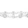 White Diamond Rhodium Over Sterling Silver Tennis Bracelet 0.10ctw