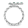 Rhodium Over Sterling Silver Stackable Expressions Cross Lab Created
Emerald Ring 0.10ctw