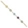 14K Yellow Gold Multi-Gemstone and Shapes 8.25-inch Bracelet