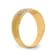 14K Yellow Gold AA Quality Mens Wedding Band
