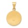 14k Yellow Gold Polished and Satin Saint Matthew Medal Pendant