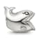 Sterling Silver Whale Bead
