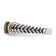 Sterling Silver with 14K Accent Antiqued Black Diamond and Black Rhodium Ring