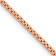 14k Rose Gold 1.3mm Solid Box 22 Inch Chain