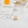 Citrine Rhodium Over Sterling Silver Hourglass Sand Timer Pendant