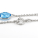 Swiss Blue Topaz 14k White Gold 18" Necklace 7.93ctw
