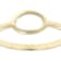 Oval Open Band Ring In 18K Gold Over Sterling Silver