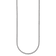 Rhodium Over Sterling Silver Polished 2.0mm Box 24 Inch Chain