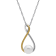Freshwater Pearl and Diamond Accent Sterling Silver/14K Gold Over
Sterling Silver Pendant with Chain