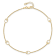 14K Yellow Gold Polished with 1-inch Extension Anklet