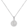 Initial L Charm Pendant Necklace In Silver-Tone