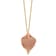 Copper Dipped Birch Leaf with 20 Inch Gold-tone Necklace