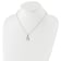 Rhodium Over Sterling Silver 6-7mm White Button Freshwater Cultured
Pearl Necklace