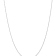 Rhodium Over 14k White Gold 0.95mm Solid Cable 18 Inch Chain