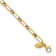 14k Yellow Gold Polished 3.65mm Fancy Paperclip Link Bracelet