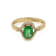1.09Ctw Emerald with 0.17Ctw Ring in 14K YG