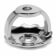 White Cubic Zirconia 14k White Gold Single Stud With Velvet Gift Box 0.30ctw