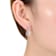 CZ Cascade Drop Earrings In Sterling Silver