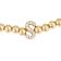 Initial S CZ Beaded Bracelet Set In 14K Gold Over Brass 0.13ctw