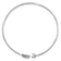 Rhodium Over 14k White Gold Diamond Moon and Star Flexible Cuff Bangle