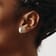 Sterling Silver with 14K Accent Antiqued Mother Of Pearl Post Earrings