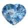 Sapphire Loose Gemstone 7.9x7.0mm Heart Shape 1.59ct