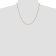 14k Yellow Gold 1mm Solid Diamond Cut Wheat Chain 20"