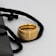 MILLER Gold Plated Tungsten Domed Ring with Brushed Finish 8mm