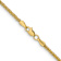 14k Yellow Gold 2mm 3-Wire Wheat Link 20 Inch Chain