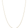 14k Yellow Gold 0.7mm Solid Cable 18 Inch Chain
