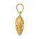 14k Yellow Gold Polished and Brushed 3D Filigree Puffed Heart Pendant