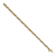 14k Yellow Gold and 14k White Gold with Rhodium over 14k Yellow Gold
Diamond X Bracelet