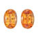 Imperial Topaz 10.9x7.5mm Oval Matched Pair 7.46ctw