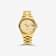 Croton The Sav Gold Tone 11 Diamond Marker Watch with Magnified Date