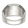 Stainless Steel Polished with Cubic Zirconia Signet Ring