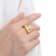 Lab Created Yellow Sapphire and White Topaz 18K Yellow Gold Over
Sterling Silver 3-Stone Ring