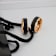 HAYDEN Rose Gold Plated Tungsten Polished Beveled Ring with Brushed
Black Center 8mm