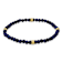 Blue Lapis Lazuli Beaded Stretch Bracelet In 14K Yellow Gold Over
Sterling Silver